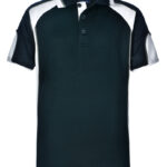 Kid’s Cooldry Contrast Polo With Sleeve Panel