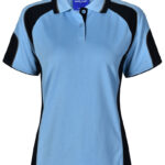 Ladies’ Cooldry Contrast Polo With Sleeve Panel
