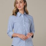 Women’s Balance Stripe 3/4 Sleeve Shirt