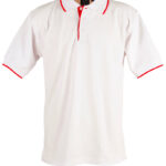 Mens S/L Pique Polo Contrast