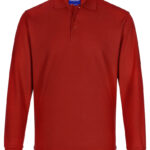 Adults’ 240gsm Poly/Cotton Pique L/S Polo