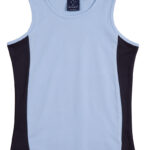 Ladies Truedry Contrast Singlet