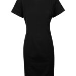 Ladies’ Poly/Viscose Stretch, Short Sleeve Dress