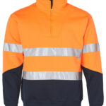 Hi-Vis L/S Fleecy Collar Sweater 3m Tapes
