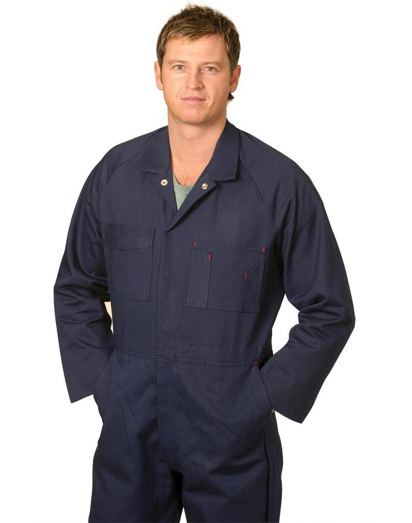Men’s Cotton Drill Coverall-Stout