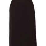 Women’s Flexi Waist A-Line Utility Lined Skirt In Poly/Viscose Stretch Twill