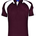 Men’s Cooldry Contrast Polo With Sleeve Panel