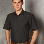 Men’s Pin Dot Stretch S/S Shirt