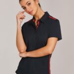 Ladies’ Rapid Cool Short Sleeve Contrast Polo