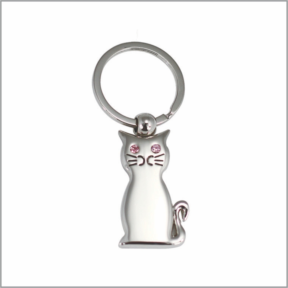 Cat Shape Keyring