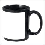 Ceramic Mug With Colour Boarder 11oz
