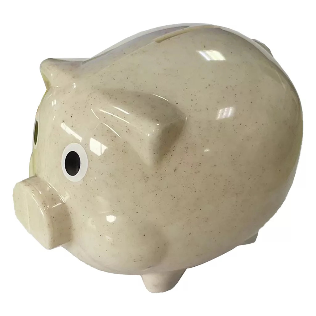Wheat Straw Piggy Bank