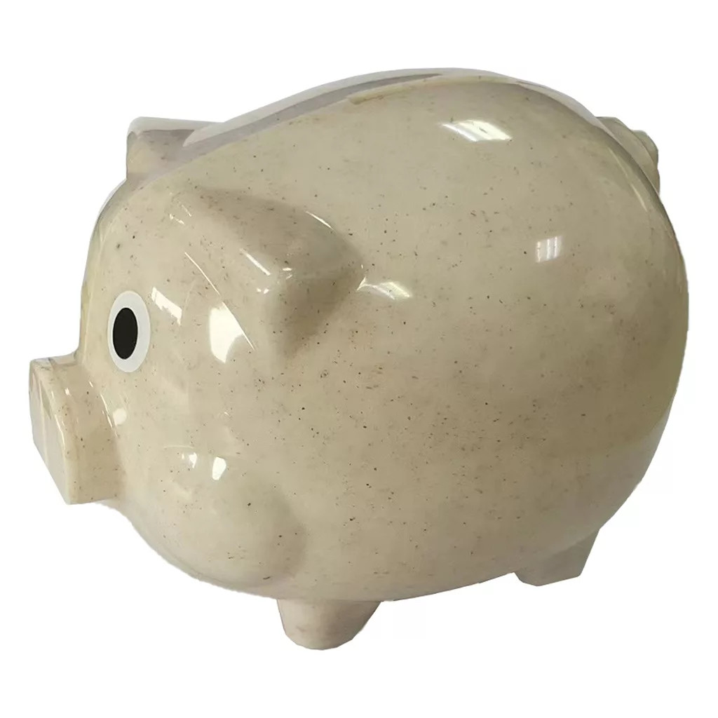 Wheat Straw Piggy Bank