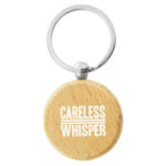 Wood Round Key Ring