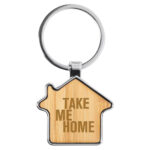 Bamboo House Key Ring