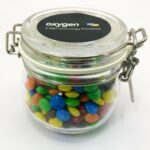 Small Canister with Mini M&Ms