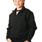 Kid’s 1/2 Zip Collar Fleecy Sweat