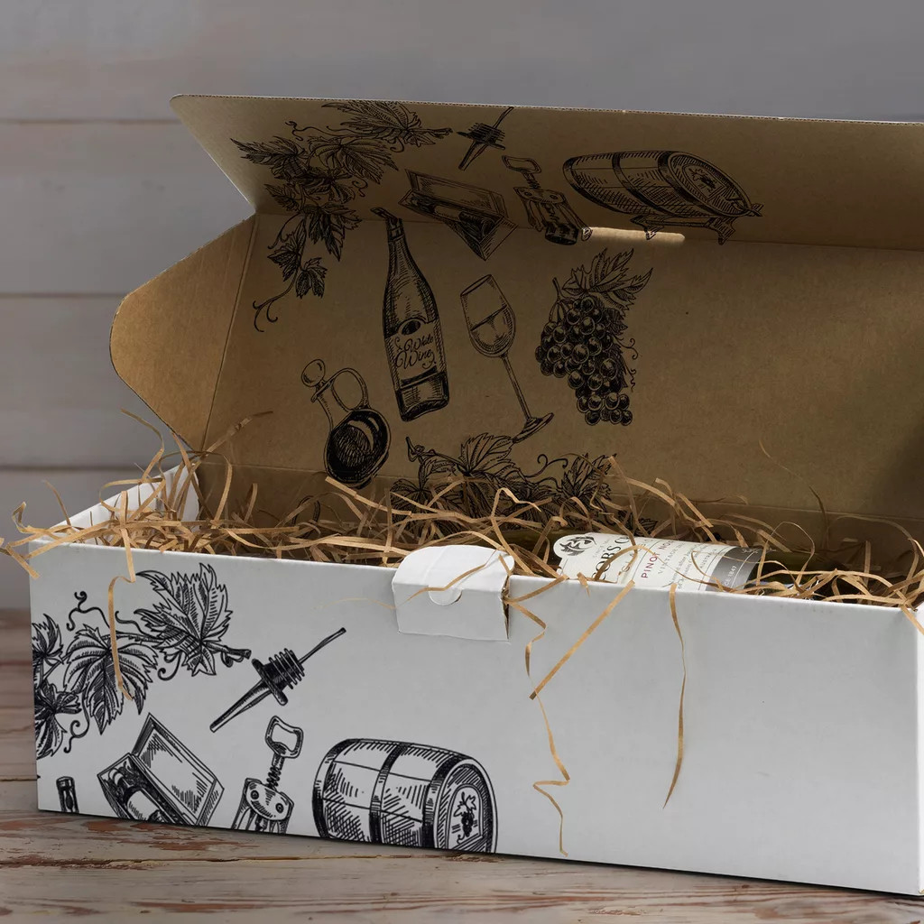 Die Cut Box with Locking Lid – 395x115x115mm