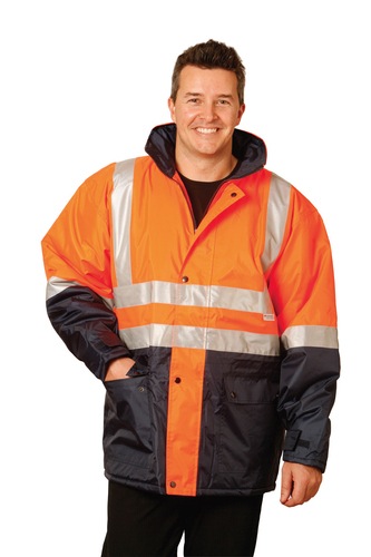 2-Tone Safety Jacket With 3M Reflective Tapes