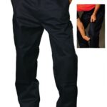 Cotton Drill Cargo Pants With Knee Pads