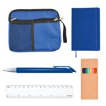 Back To School Kit – Malibu Pouch, Argos Notebook, Virgo Pen, Ruler, Pencils