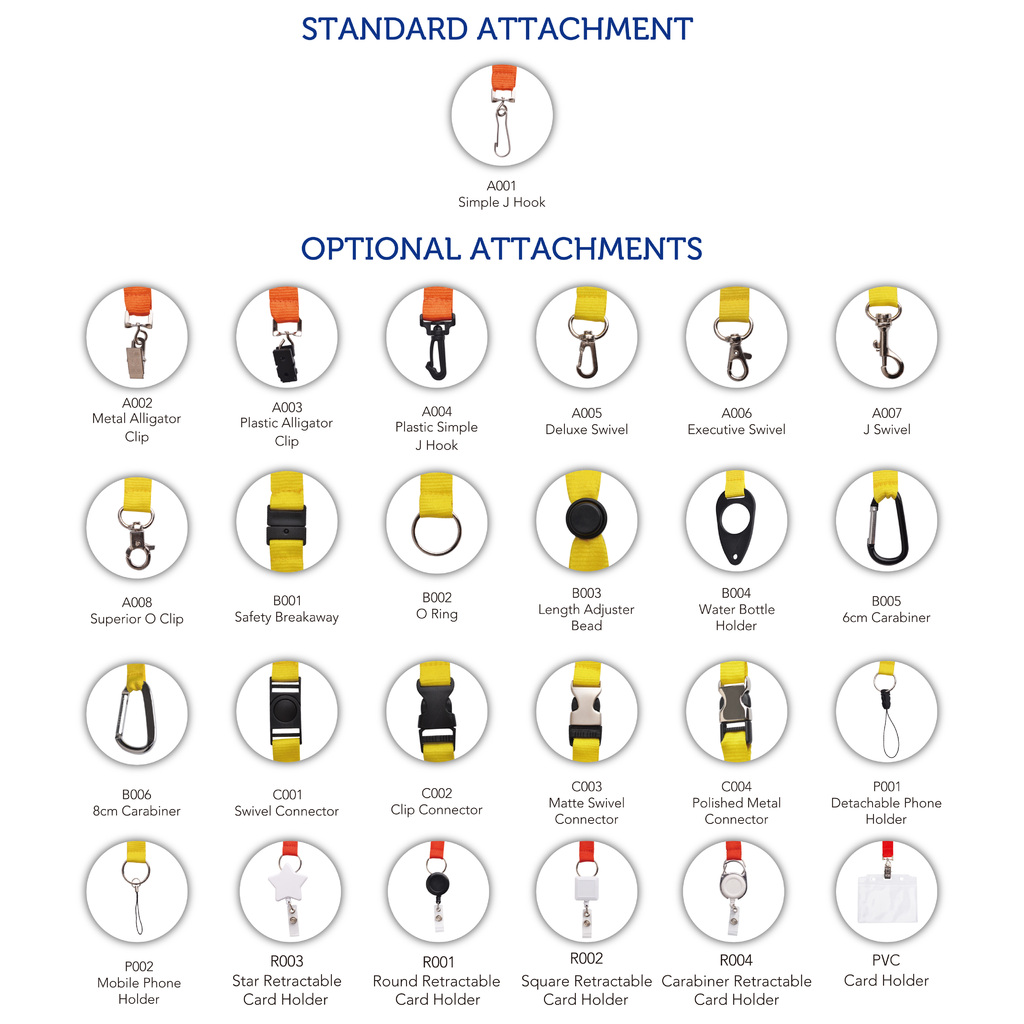 Poly Ribbed Lanyard – 20mm