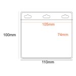 PVC Pocket Holder 105x74mm – 3 Slots