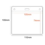 PVC Pocket Holder 105x74mm – 3 Slots