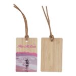 Bamboo Luggage Tag with Hole