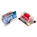 Biz Card Treats with Orange Choc Drops (Jaffa Look Alike)