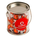 Big PVC Bucket Filled with With Lindt Lindor Balls X30