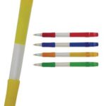Plastic Pen Slime Line Frosted Barrel Rubber Grip Comet