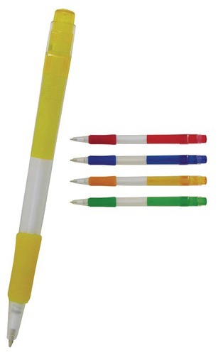 Plastic Pen Slime Line Frosted Barrel Rubber Grip Comet