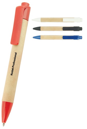 Pen Large Barrel Made From Recycled Paper Eco