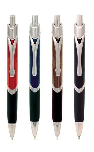 Metal Pen Triangular Barrel Shape Stag