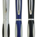 Pen Metal Silver Fittings Rubber Grip Parker Style Refill Aspen
