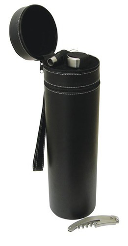 Wine Bottle Carrier Single Bottle With Foam Insulation Inside Exterior Is Koeskin