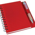 Note Book Spiral Bound With Pen 200 Pages