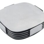 Executive Stainless Steel Coaster Set