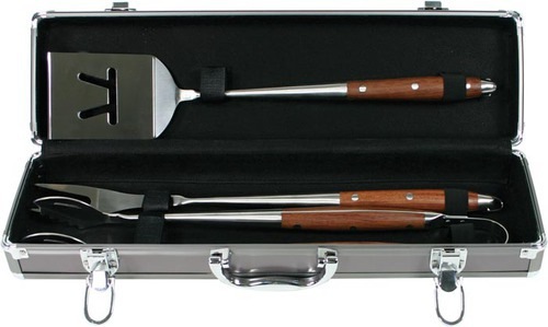 Bbq Set 3 Piece In A Aluminium Carry Case