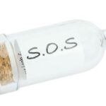 Keyring Message In A Bottle Floating