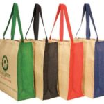 Jute Panelled Carry-All