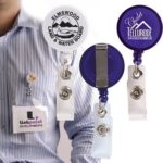 Corfu Retractable Name Badge Holder