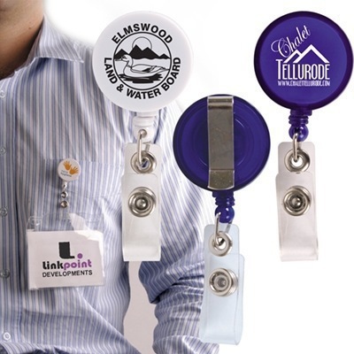 Corfu Retractable Name Badge Holder