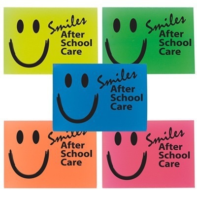 Assorted Fluro Rectangular Erasers