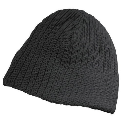Cable Knit Beanie With Fleece Head Band