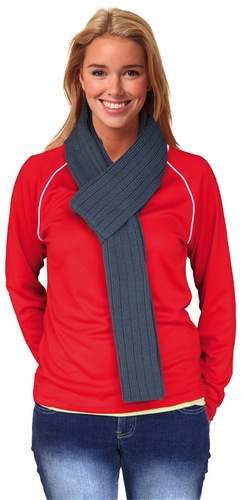 Cable Knit Scarf (Acrylic Knit With Cable Row Feature)