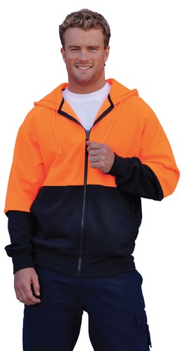 Hi-Vis Two Tone Fleecy Hoodie