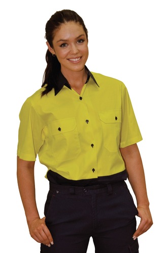 Ladies’ Hi-Vis S/S Safety Shirt