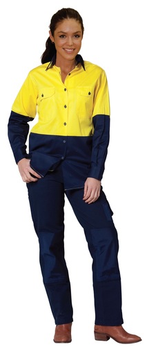 Ladies’ Hi-Vis L/S Safety Shirt
